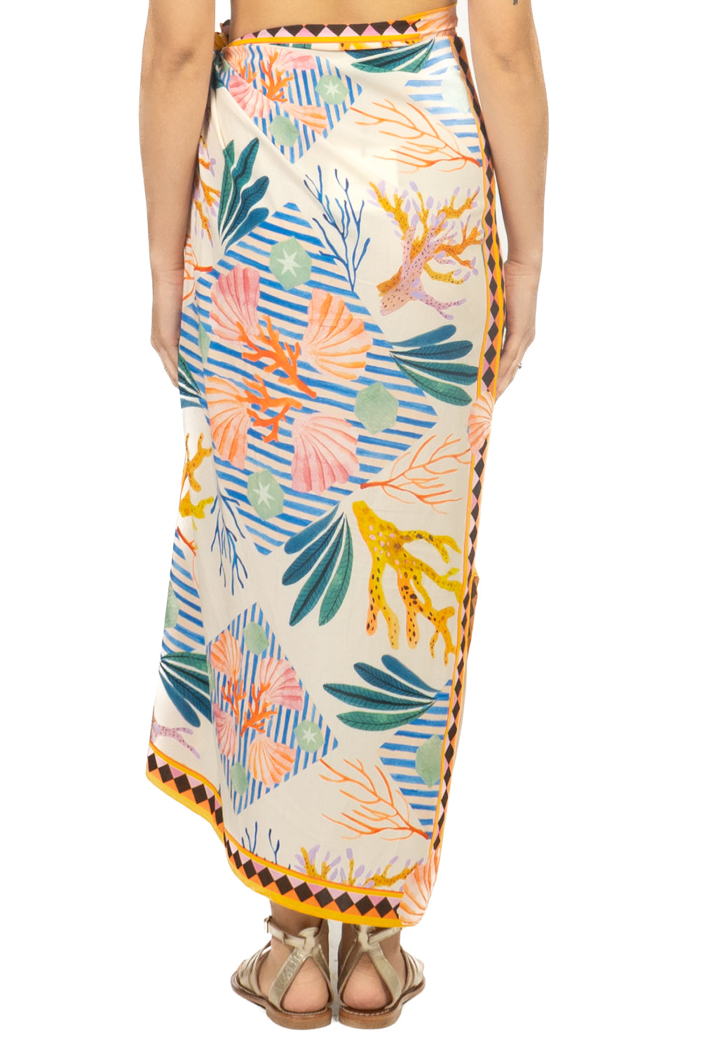 Tensione In - Gonna lunga pareo fantasia mare Art. PE260349
