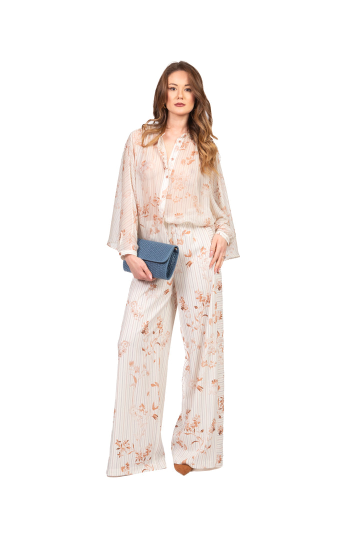 Imperial - Pantalone palazzo fantasia Art. P6L8LMV