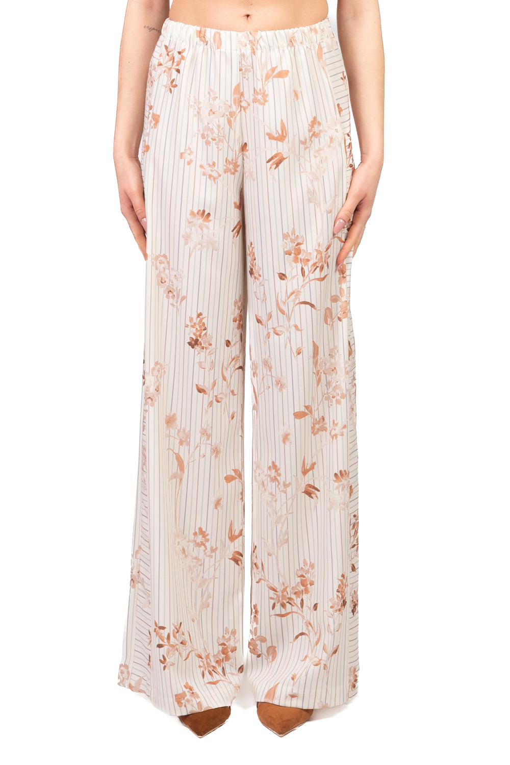 Imperial - Pantalone palazzo fantasia Art. P6L8LMV