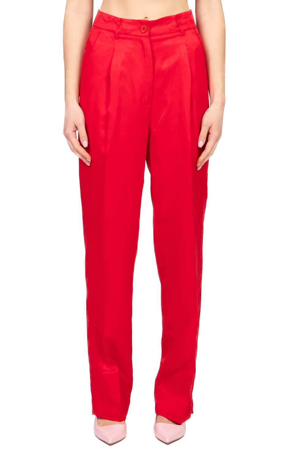 Vicolo - Pantalone gamba dritta misto lino Art. TAB1463