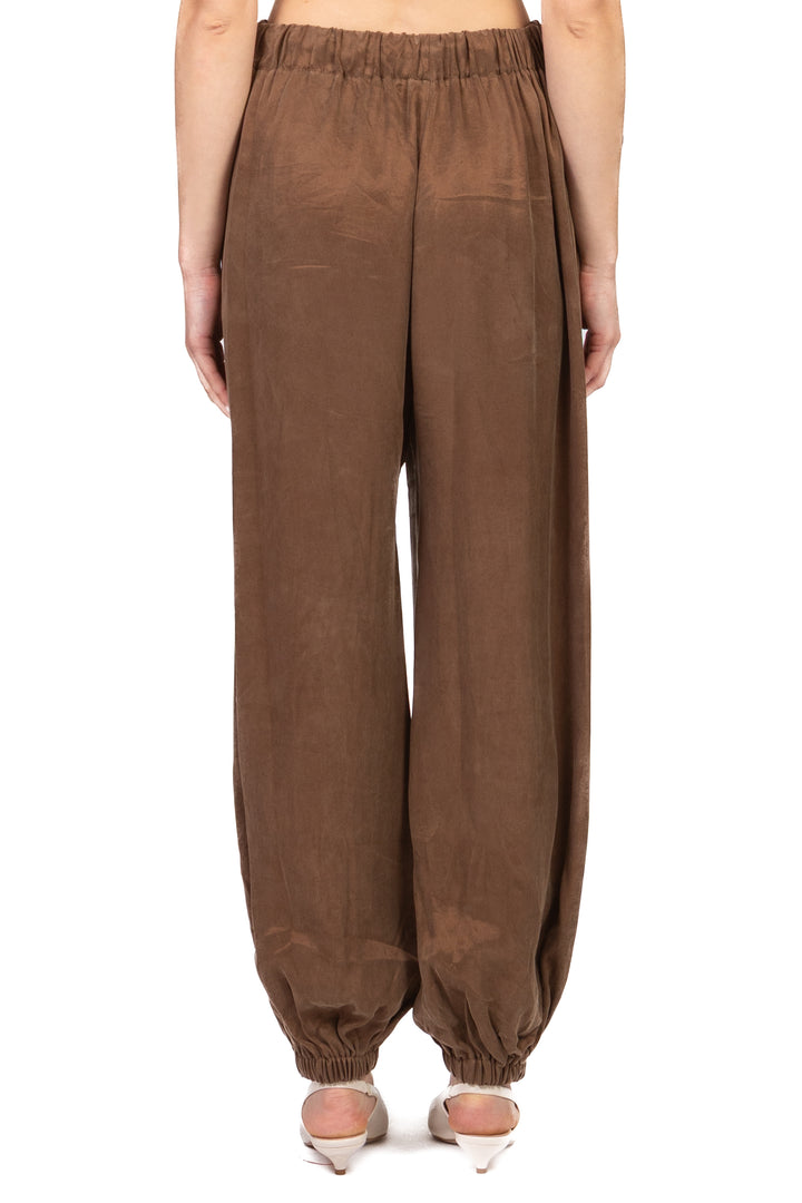 Dixie - Pantalone con coulisse seta lavata Art. PDV91HB