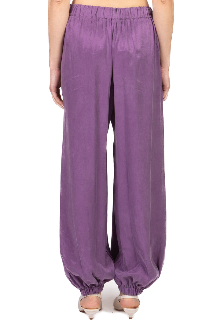 Dixie - Pantalone con coulisse seta lavata Art. PDV91HB