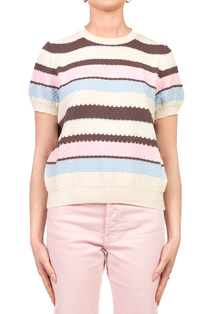 Vicolo - Maglia rigata manica corta Art. 2AB2166