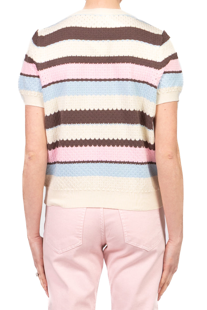 Vicolo - Maglia rigata manica corta Art. 2AB2166