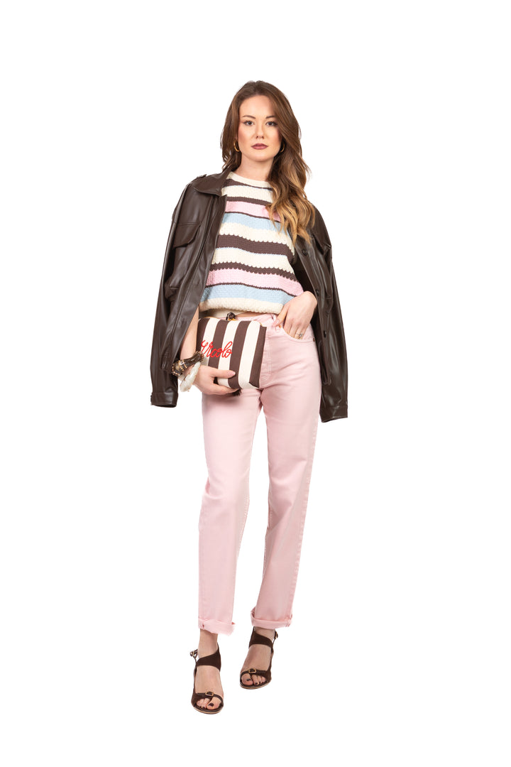 Vicolo - Maglia rigata manica corta Art. 2AB2166