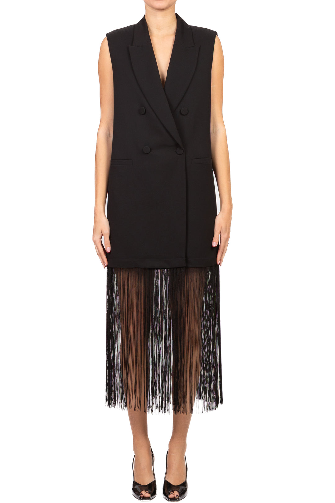 Imperial - Abito gilet con frange Art. AGBXLLN