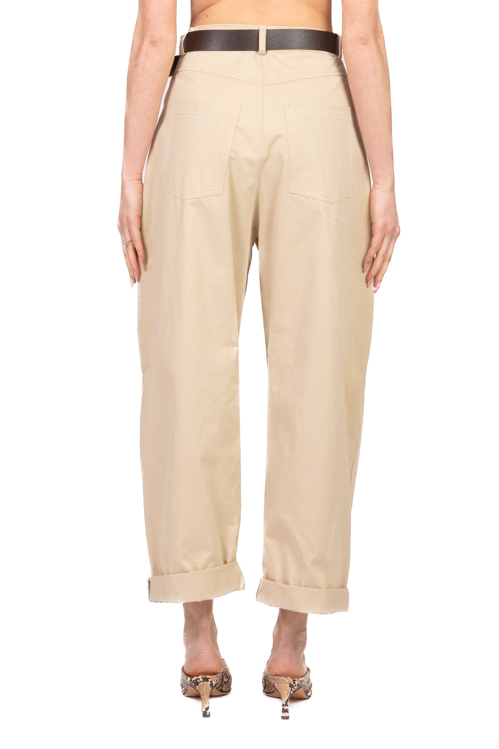 Vicolo - Pantalone barrel con cintura Art. TAB1484