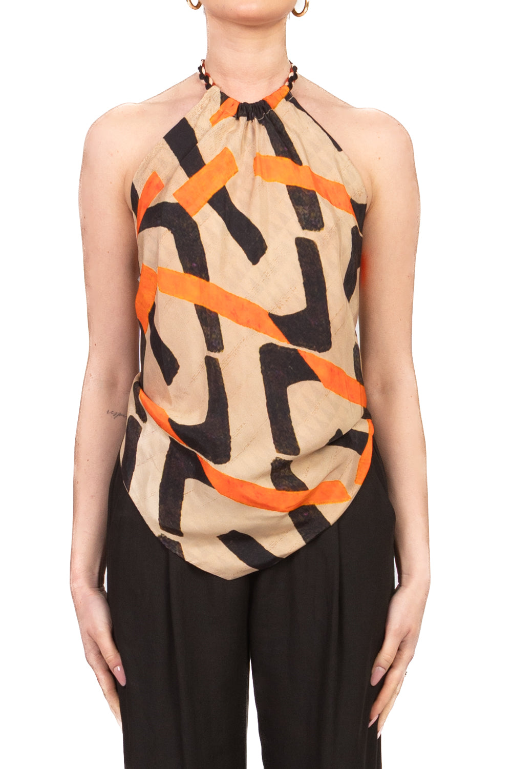 Dixie - Top fazzoletto fantasia Art. RAVG1CMA