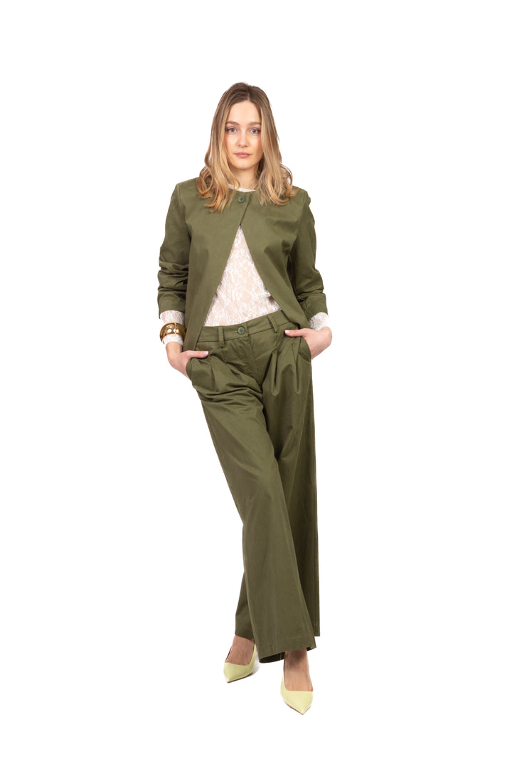 Tensione In - Pantalone palazzo con pinces Art. NV1108