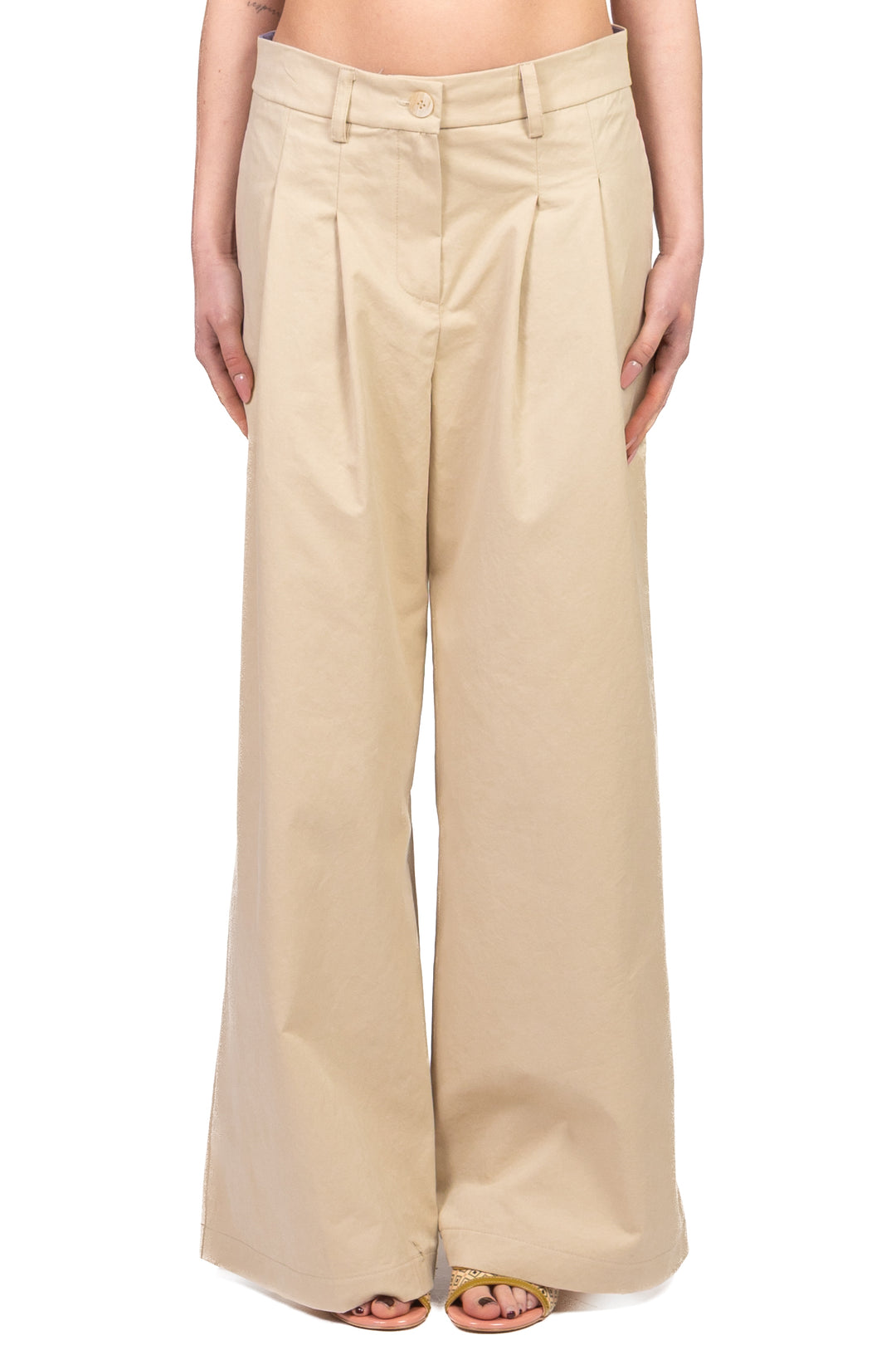 Tensione In - Pantalone palazzo con pinces Art. NV1108