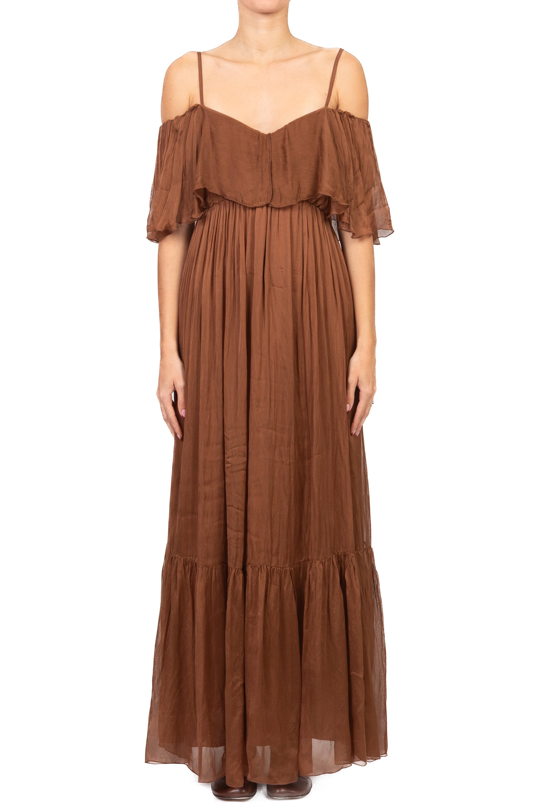 Dixie - Abito shiffer con balze Art. A207A015A