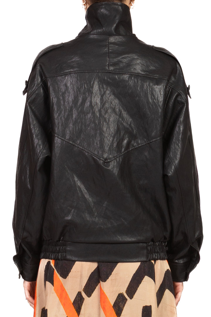 Have One - Bomber ecopelle chiusura asimmetrica Art. JFW-Q082