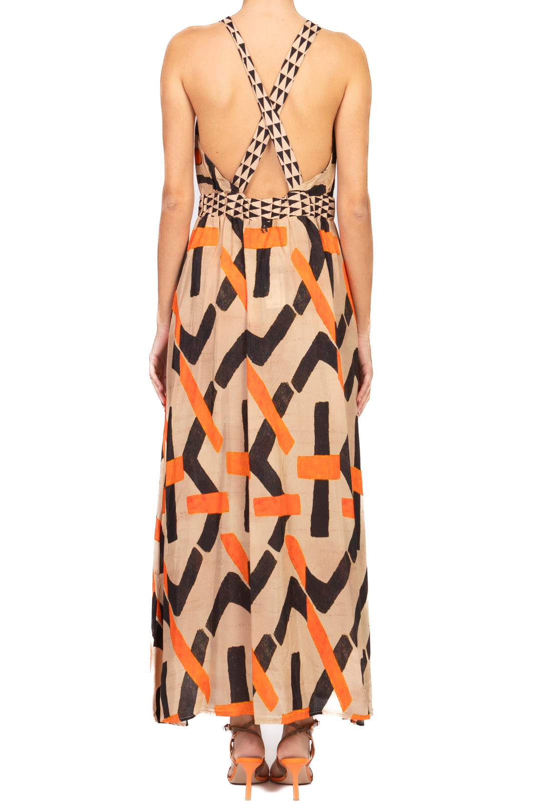 Dixie - Abito fantasia incrocio posteriore Art. AMCF1CMA