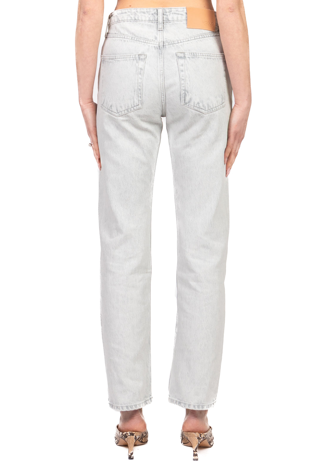 Vicolo - Jeans ZOE crop bottoni gioiello Art. DAB5110