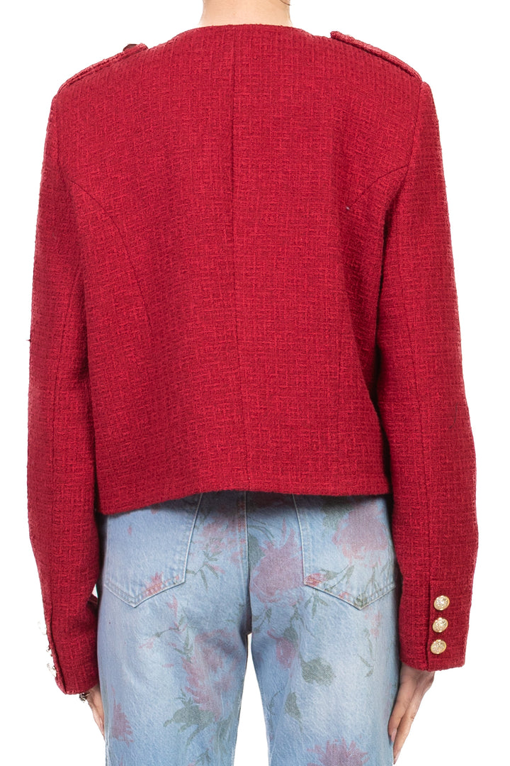 Tensione In - Giacca napoleone in boucle Art. 26B3718