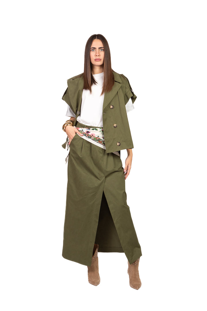 Tensione In - Gonna lunga con spacco Art. NV1107