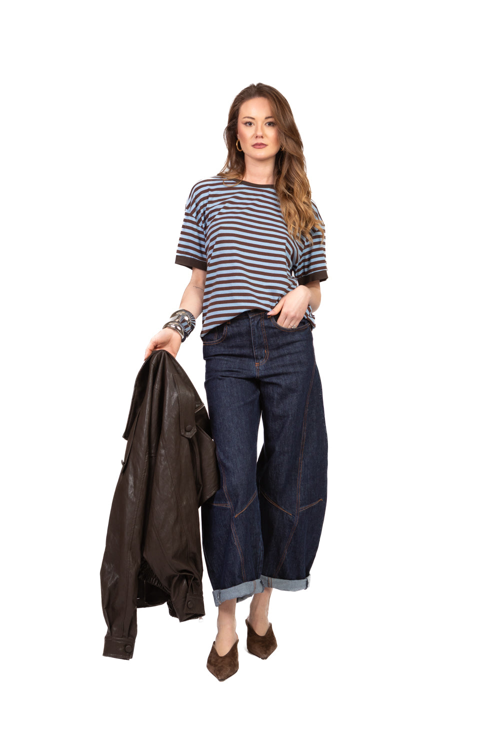 Tensione In - T-shirt a righe Art. 26M4121