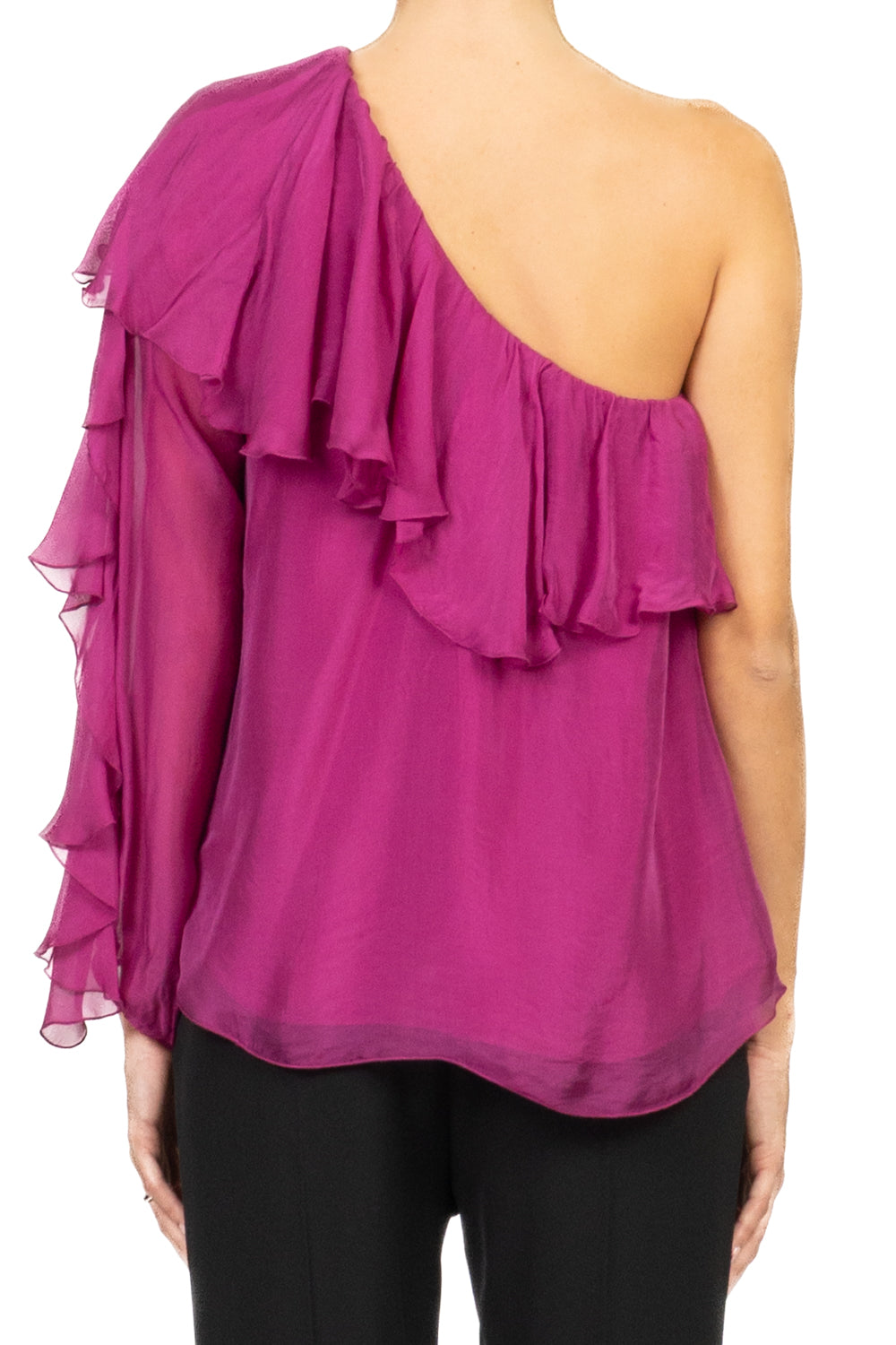 Dixie - Top Monospalla con rouches Art. C207A021A