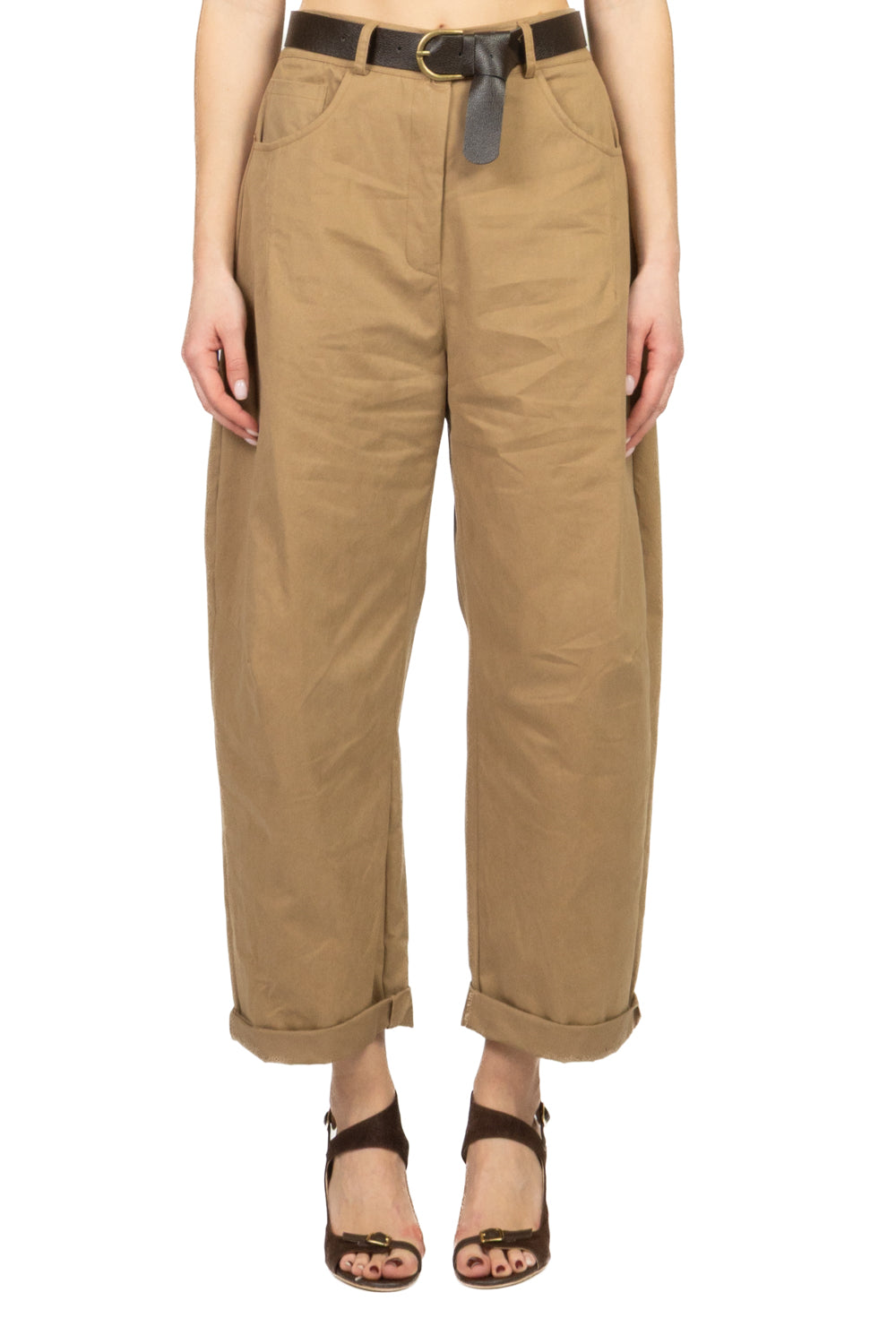 Vicolo - Pantalone barrel con cintura Art. TAB1484