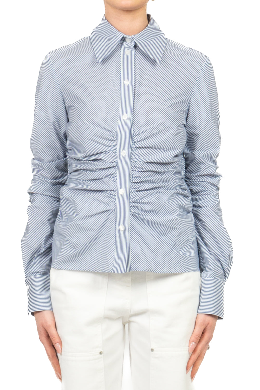 Have One - Camicia rigata arricciata Art. CPA-Q181