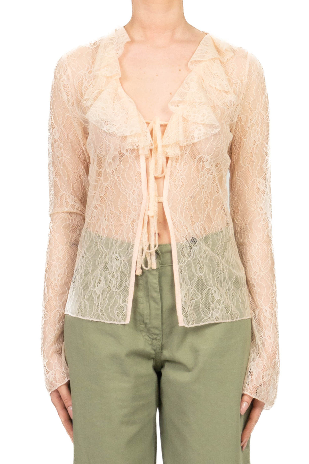 Vicolo - Blusa in pizzo con lacci Art. TAB1521