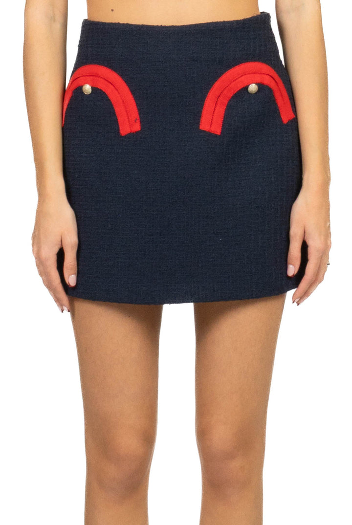 Tensione In - Gonna mini in bouclé Art. 38911