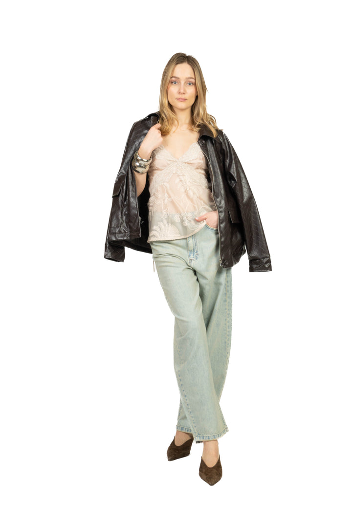 Vicolo - Top bretelle con pizzo Art. TAB1544