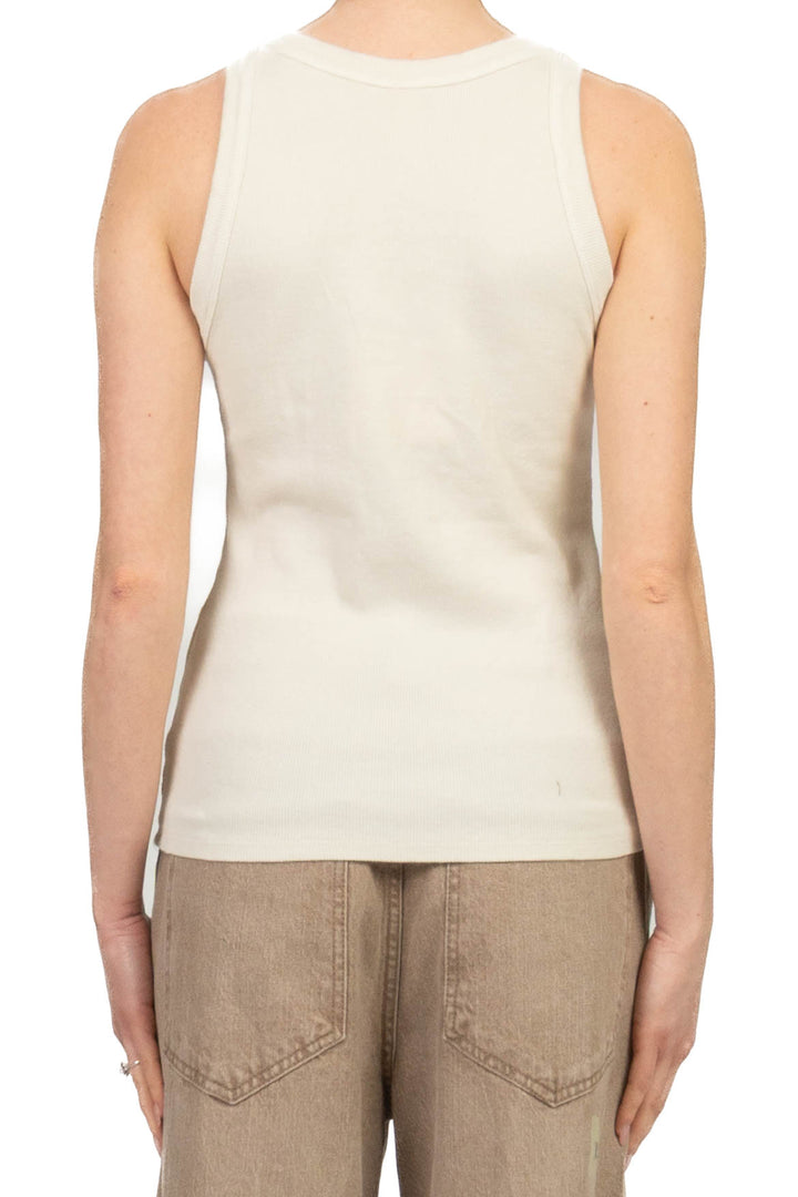 Tensione In - Canotta costine scollo v Art. 21002