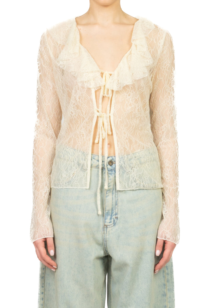 Vicolo - Blusa in pizzo con lacci Art. TAB1521