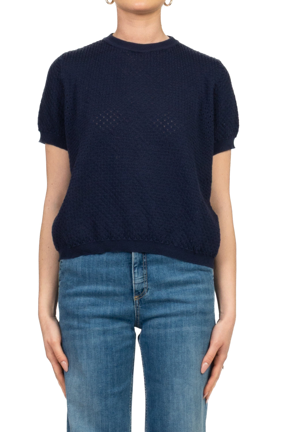 Vicolo - Maglia lavorata manica corta Art. 2AB2158