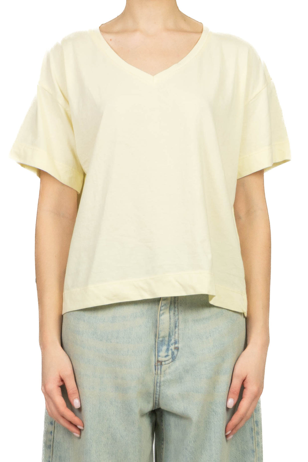 Tensione In - T-shirt scatoletta scollo V Art. 21009