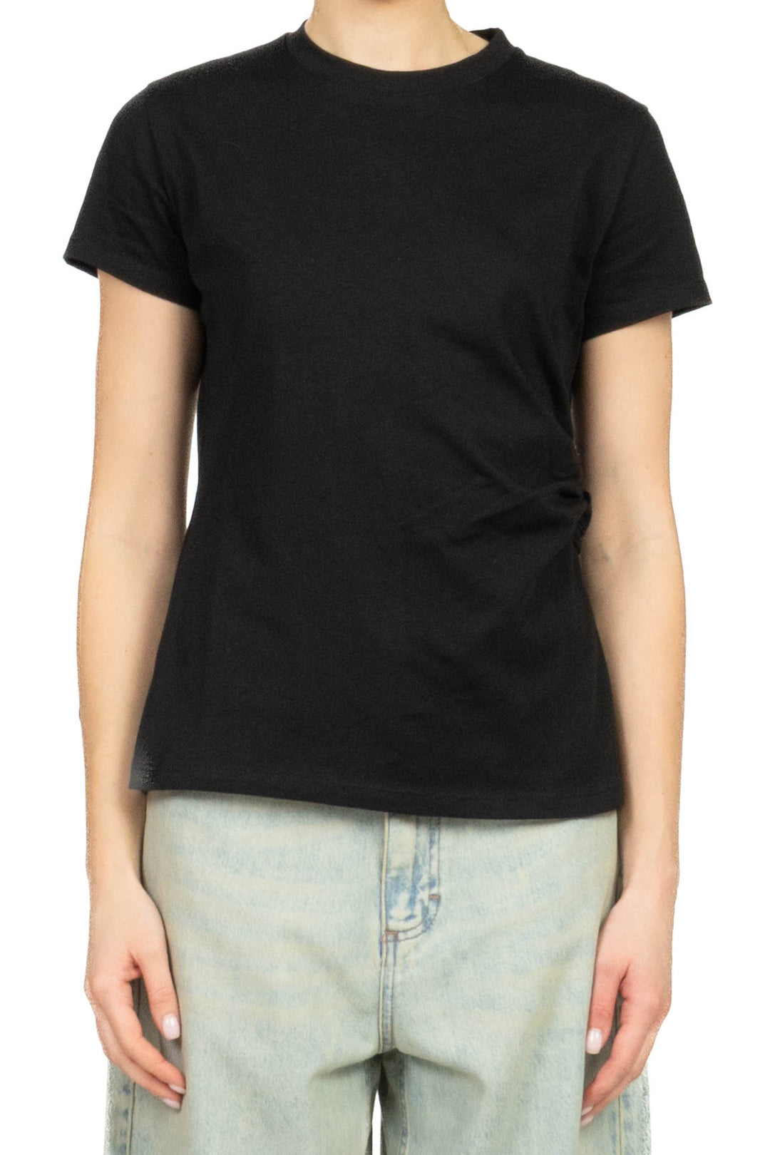 Vicolo - T-shirt mezza manica con drappeggio Art. UAB0042