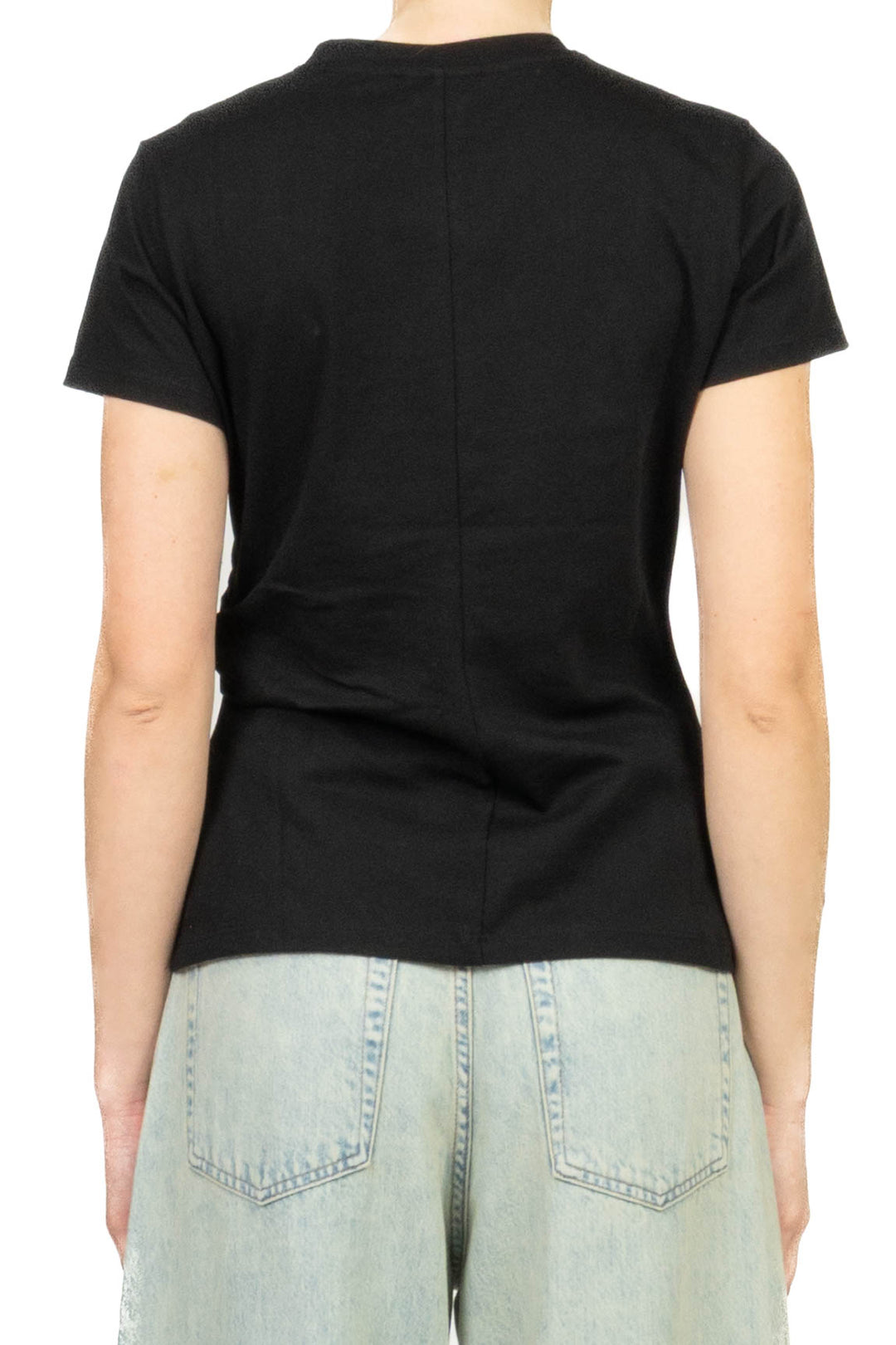 Vicolo - T-shirt mezza manica con drappeggio Art. UAB0042
