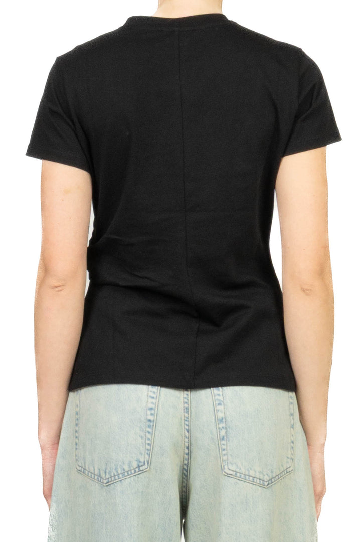 Vicolo - T-shirt mezza manica con drappeggio Art. UAB0042