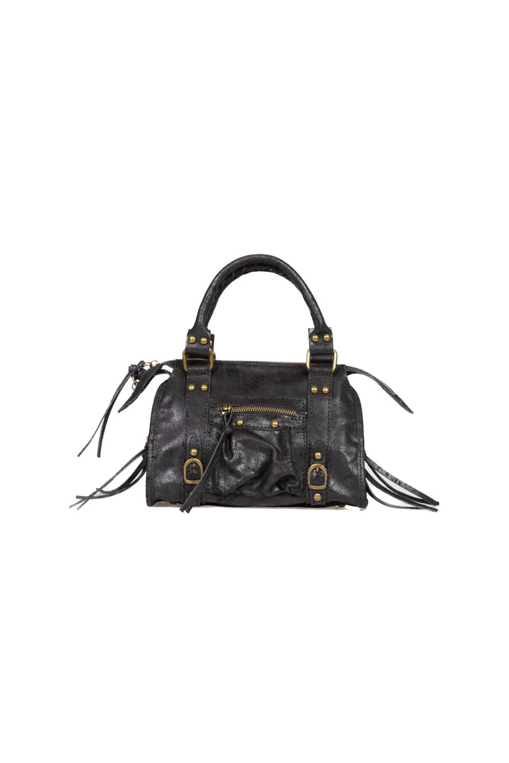 Upper - Borsa in pelle con borchie