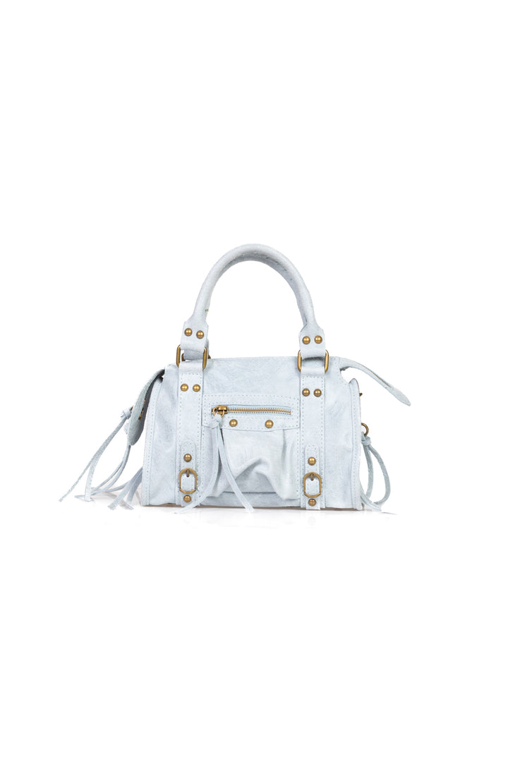 Upper - Borsa in pelle con borchie