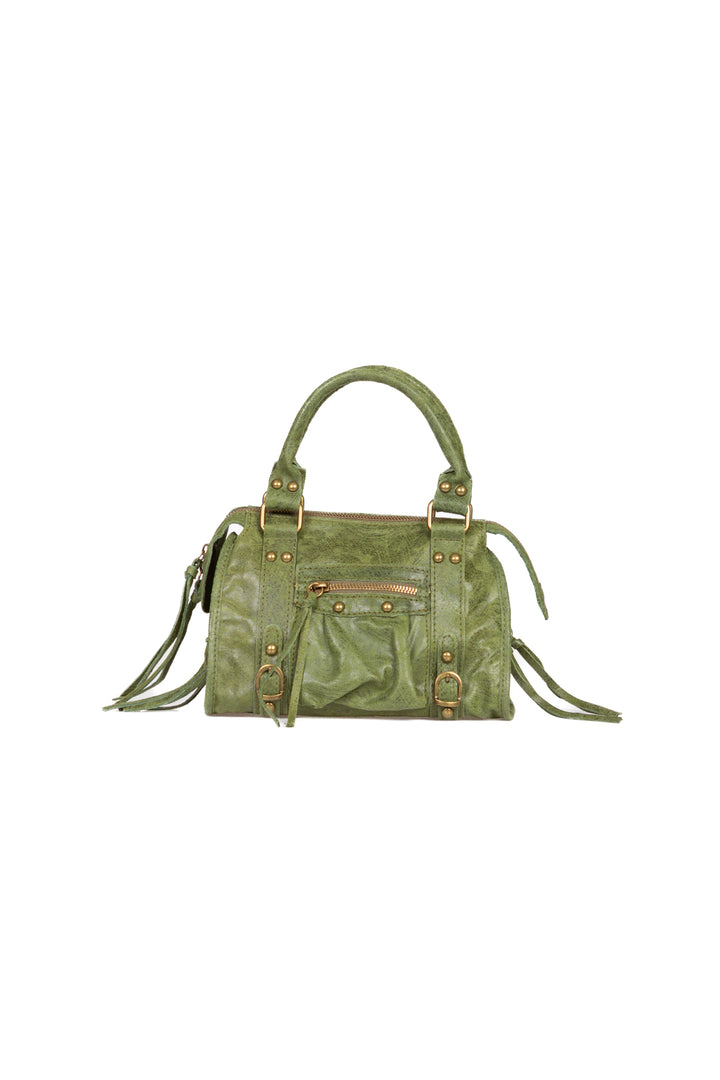Upper - Borsa in pelle con borchie