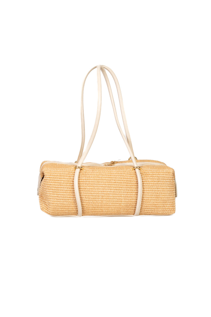 Upper - Maxi baguette in rafia