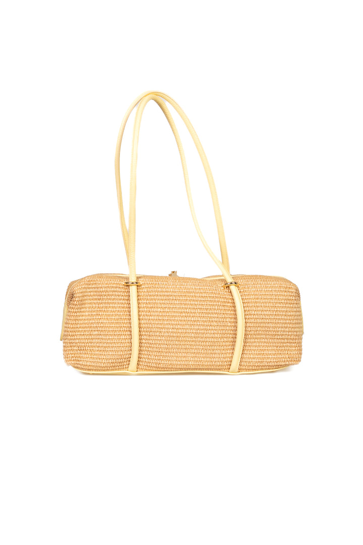Upper - Maxi baguette in rafia
