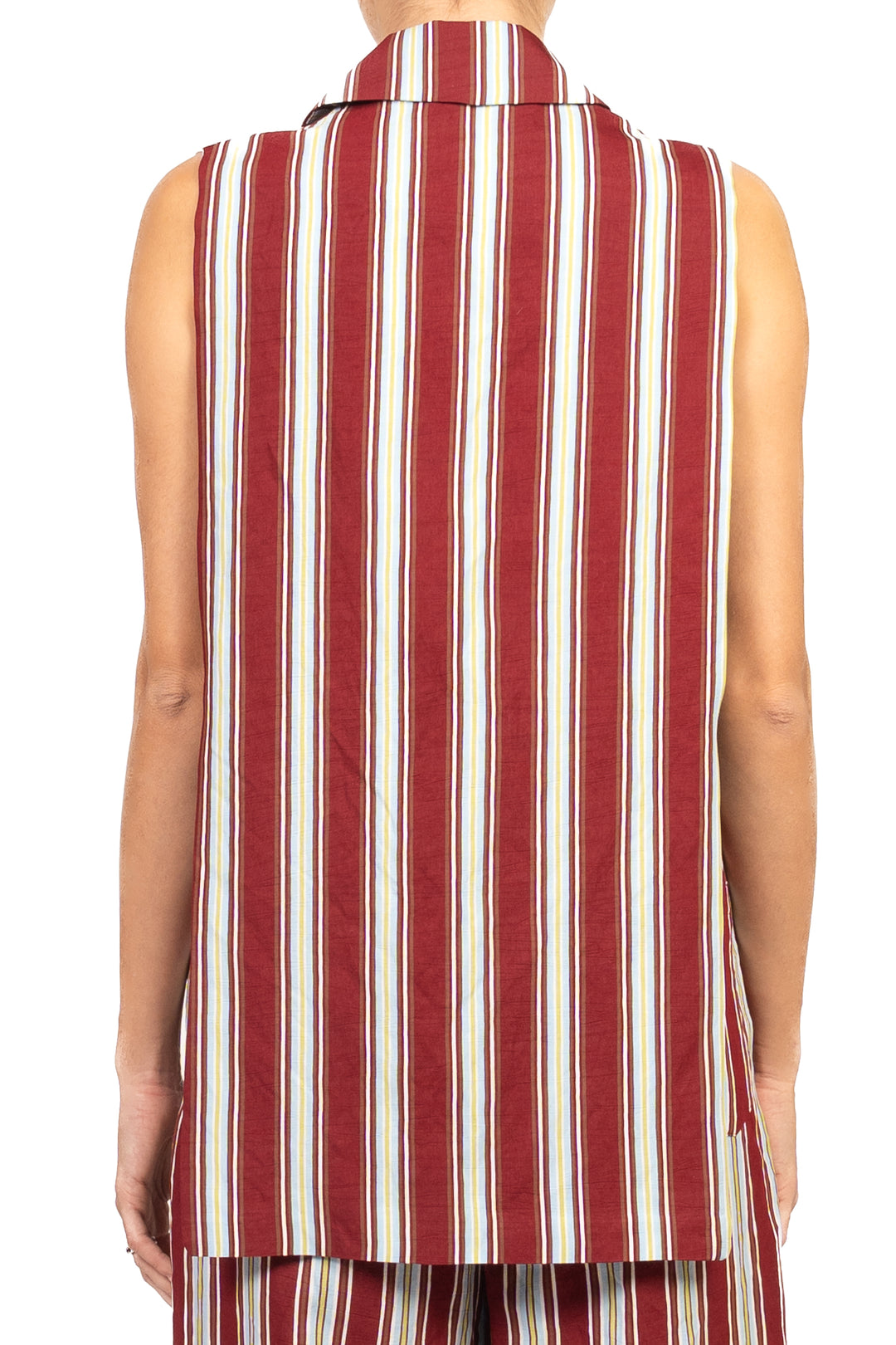 Vicolo - Gilet rigato aperto Art. TAB2452