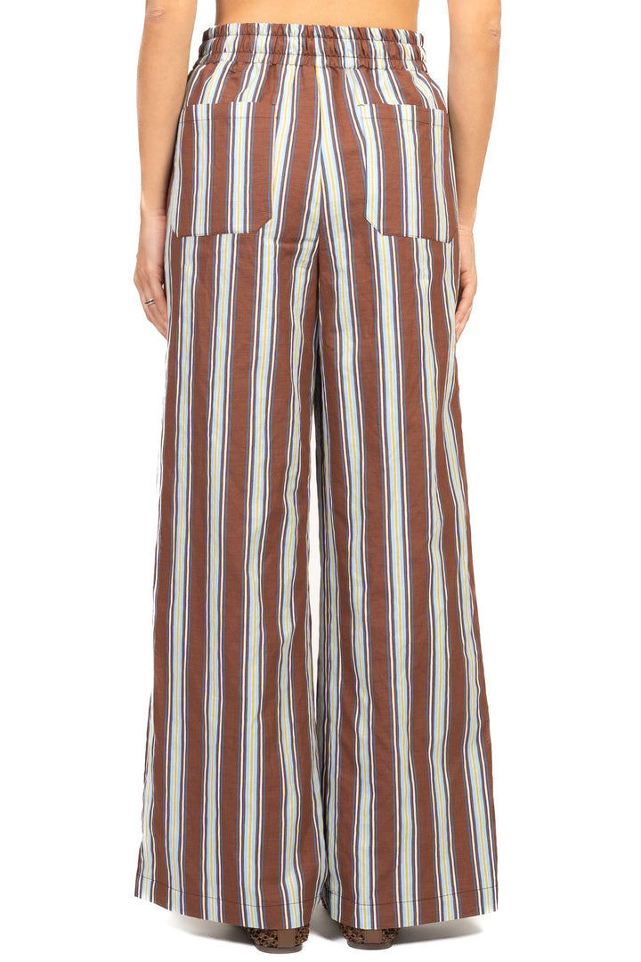 Vicolo - Pantalone palazzo rigato Art. TAB2443