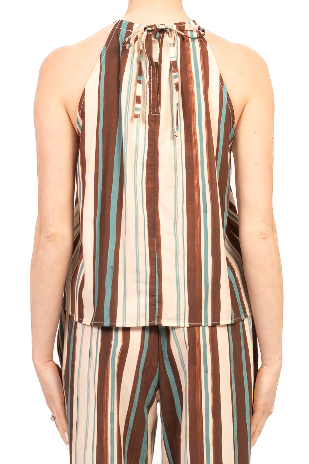Vicolo - Completo top e pantalone rigato Art. TAB2507