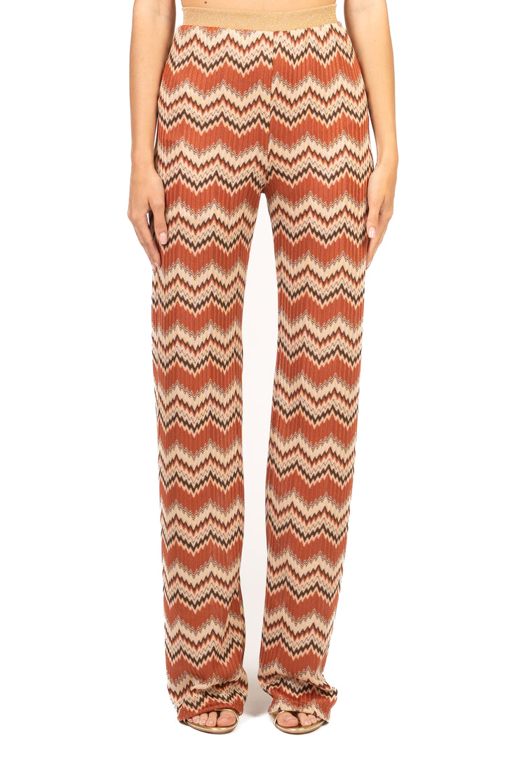 Vicolo - Pantalone fantasia filo lurex Art. TAB2556