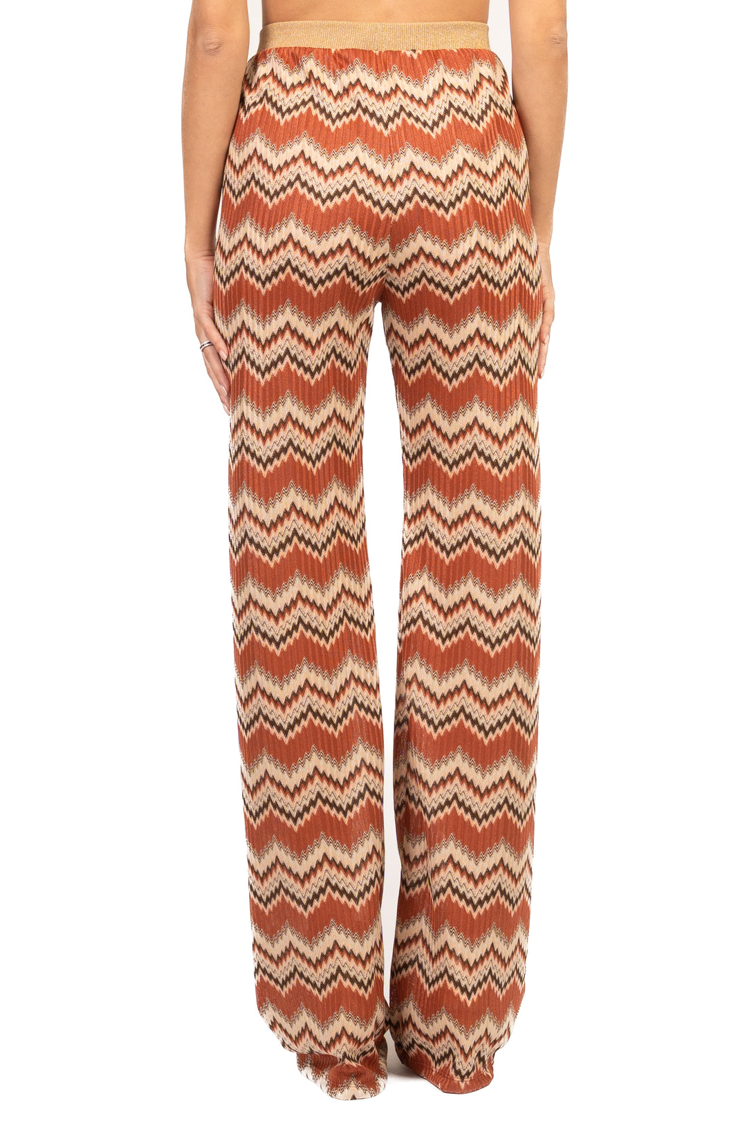 Vicolo - Pantalone fantasia filo lurex Art. TAB2556