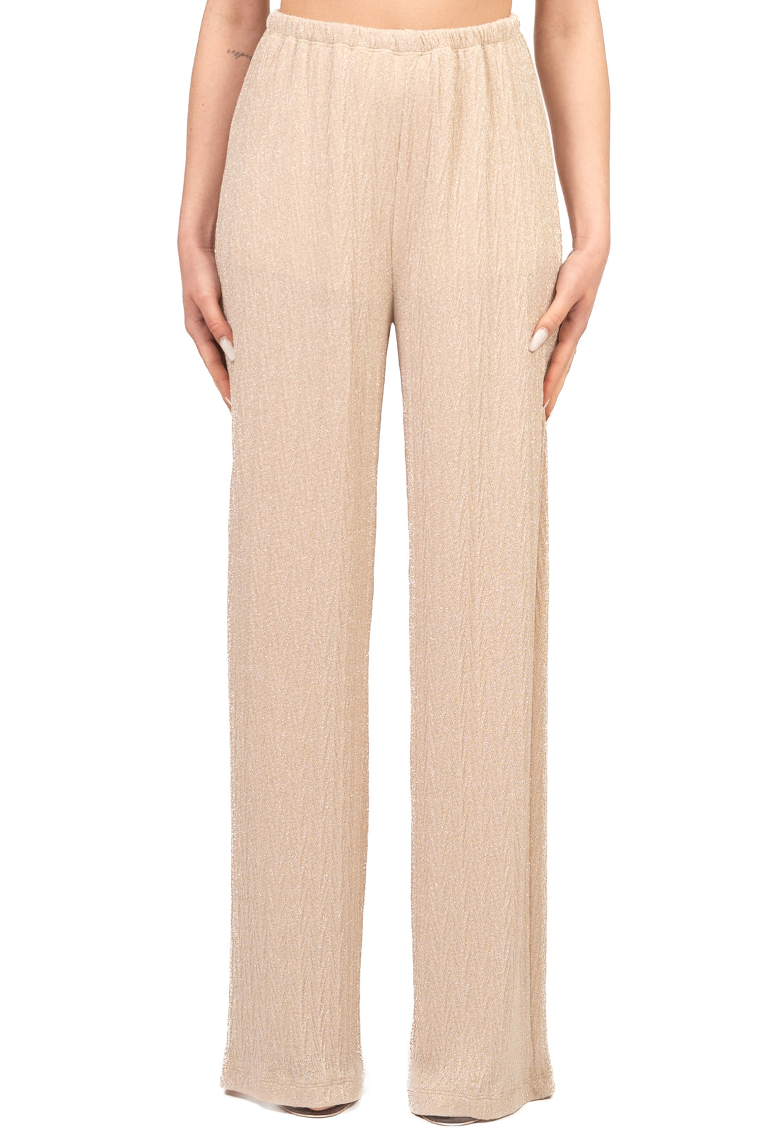 Vicolo - Pantalone palazzo in lurex Art. TAB2524