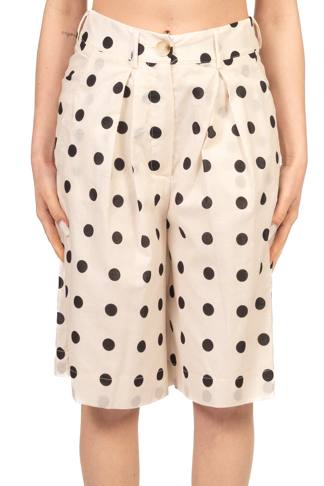 Tensione In - Bermuda pois con pinces Art. PE260233