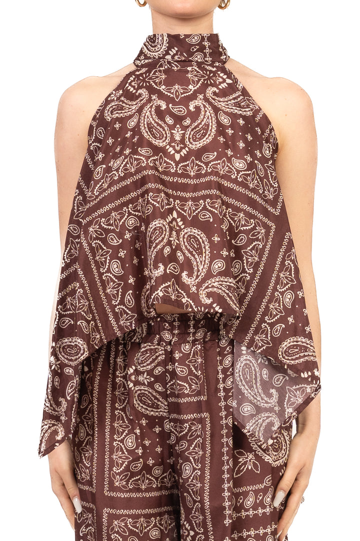 Vicolo - Top fazzoletto fantasia bandana Art. TAB2408