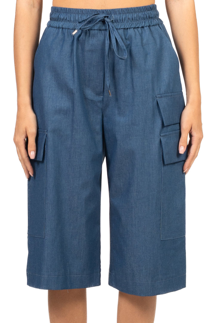 Tensione In - Bermuda cargo chambray Art. 26P5190