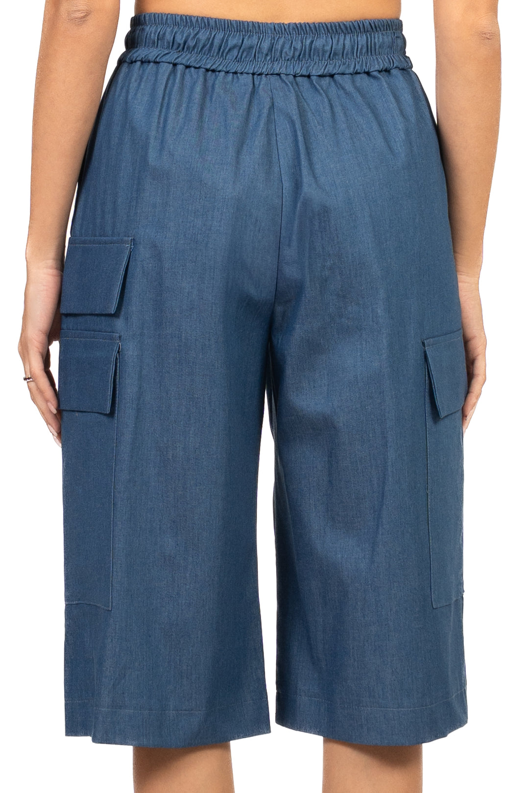Tensione In - Bermuda cargo chambray Art. 26P5190