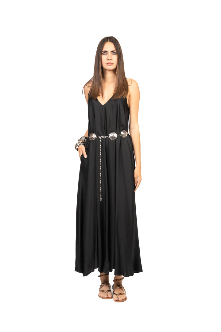 Tensione In - Abito lungo in satin Art. F9135A05QPE26